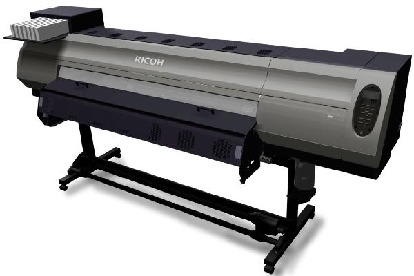 Ricoh's new Pro L4000 wide-format latex printer, introduced at Drupa